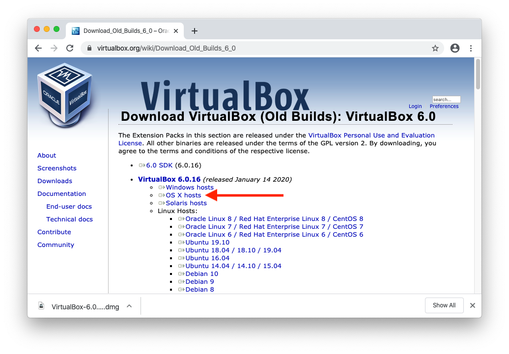 virtualbox for mac os x download